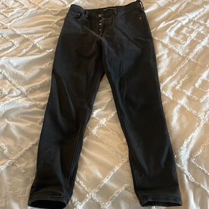 Aritzia denim forum high rise slim jeans
